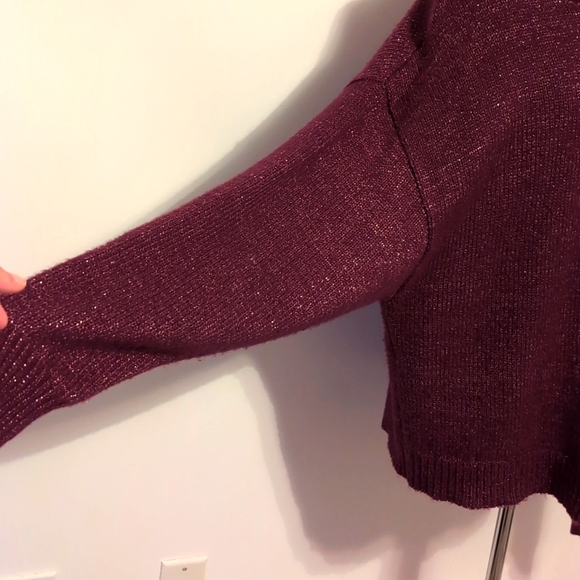 UGG Purple Cowl Neck Sweater Soft Knit - Picture 5 of 8